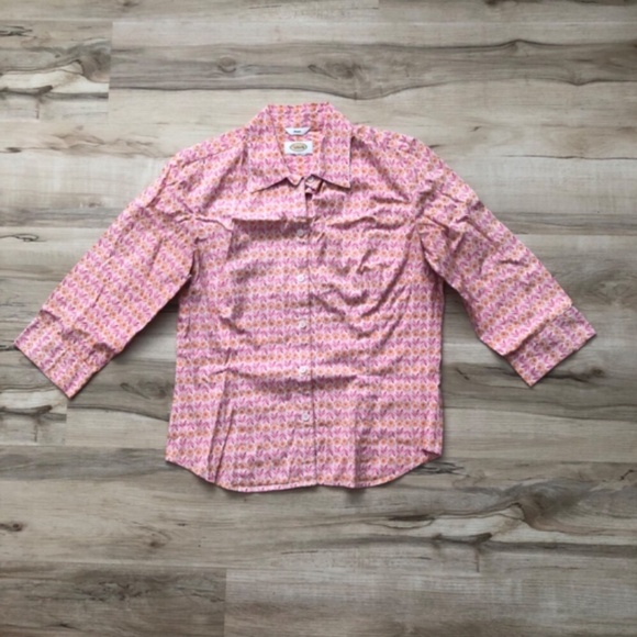 Stretchy Talbots Button Up Blouse - Picture 7 of 7